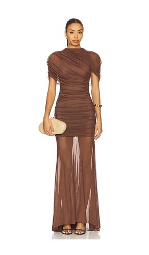 ROBE LONGUE AVEC MAILLE MESH EVIANNA en . Taille M. Also en S, XS - Amanda Uprichard - Modalova