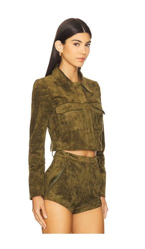 BLOUSON EN DAIM LUCAS en . Taille L. Also en M, S, XL, XS - Amanda Uprichard - Modalova