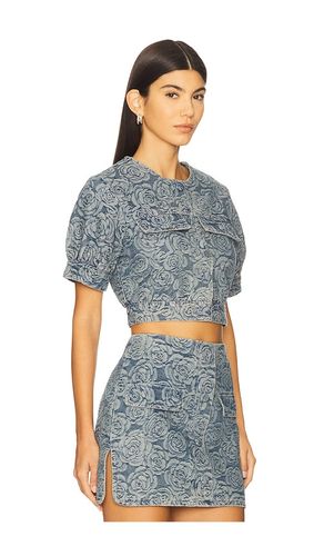 BLOUSON MANCHES COURTES BELLO en . Taille S. Also en XS - Amanda Uprichard - Modalova