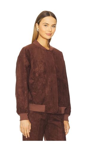 BLOUSON BOMBER EN DAIM VERO en . Taille L. Also en M, S, XS - Amanda Uprichard - Modalova