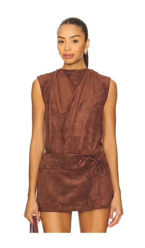 TOP EN DAIM FREYA en . Taille L. Also en M, S, XL, XS - Amanda Uprichard - Modalova