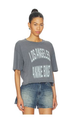 T-SHIRT JOHNNY CROPPED en . Taille XS. Also en S, M - ANINE BING - Modalova