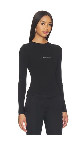 Long Sleeve Crewneck Top With Jacquard Logo en . Taille L. Also en XS - Alexander Wang - Modalova