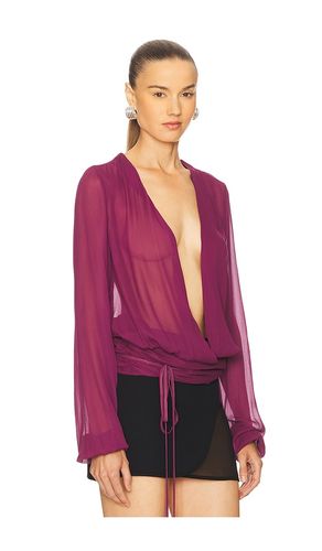 Deep V Blouse en . Taille 38. Also en 40 - THE ATTICO - Modalova