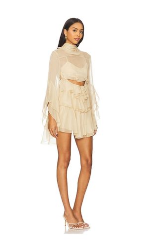 ROBE MINI VOLANTÉE ANYSSA en . Taille 10. Also en - Bardot - Modalova