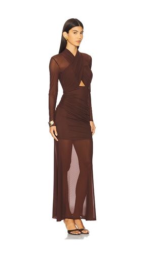 Veria Wrap Mesh Maxi Dress en . Taille 2. Also en 6 - Bardot - Modalova