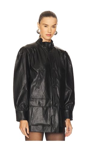 BLOUSON IMITATION CUIR CLEMENTS en . Taille S. Also en M, L, XL - Bardot - Modalova