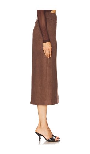 JUPE MIDI IMITATION DAIM DANTE en . Taille 4. Also en 8, 10 - Bardot - Modalova