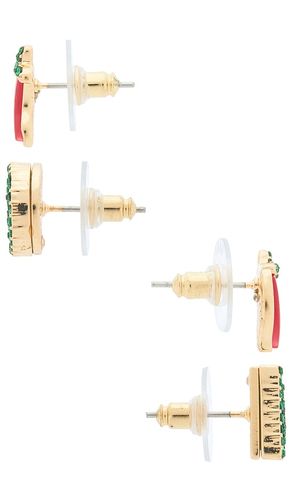 ENSEMBLE DE BOUCLES D'OREILLES CHILI LIME en - BaubleBar - Modalova