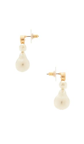 BOUCLES D'OREILLES PENDANTES ORGANIC PEARL en - BaubleBar - Modalova