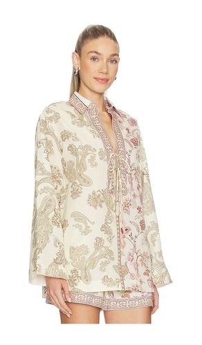 Drop Shoulder Collared Tunic en . Taille S. Also en XS, M, L, XL - HEMANT AND NANDITA - Modalova