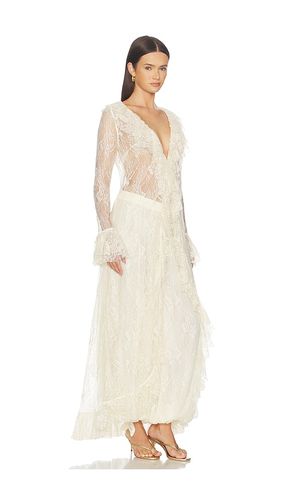 CAPE OUVERTE RUFFLED FRONT OPEN CAPE en . Taille XS. Also en M, L, XL - HEMANT AND NANDITA - Modalova