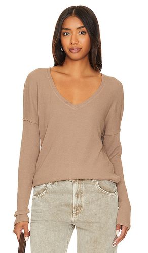 V Neck Long Sleeve Top in . Size M, S - Bobi - Modalova