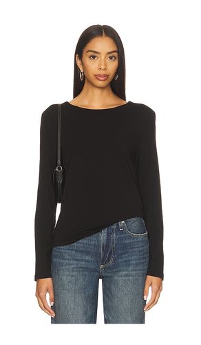 Long Sleeve Open Cowl Back Top en . Taille M. Also en - Bobi - Modalova