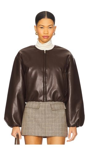 Cropped Leather Bomber en . Taille S. Also en M - BLANKNYC - Modalova