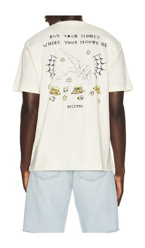 T-SHIRT BURGER SHE WROTE en . Taille S. Also en M, L, XL/1X - Brixton - Modalova