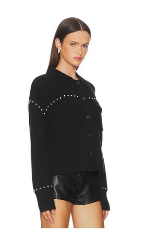 BLOUSON EN MAILLE AVEC CLOUS JAY en . Taille S. Also en - Central Park West - Modalova