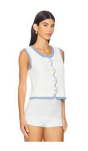 DÉBARDEUR FINITION FESTONNÉE ROSE en . Taille S. Also en XS, M, L - Central Park West - Modalova