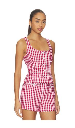 Mini Gingham Denim Lovina Top en . Taille S. Also en XXS - Cinq a Sept - Modalova