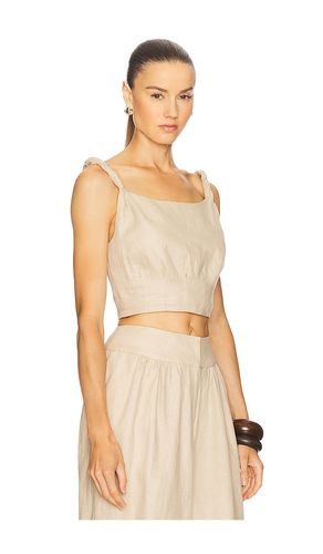 Harlow Linen Top en . Taille S. Also en M, XL - Camila Coelho - Modalova