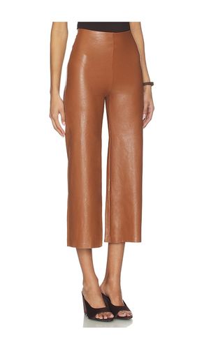 PANTALON CROPPED EN SIMILICUIR en . Taille S. Also en - Commando - Modalova