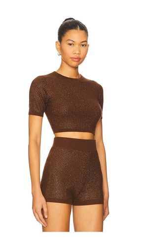Rhinestone Embroidered Crop Top en . Taille M. Also en S - David Koma - Modalova