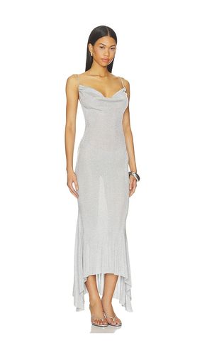 ROBE COWL NECK TIE BACK en . Taille XXS. Also en XS, S, M, L - GUIZIO - Modalova