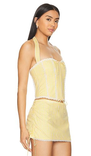 Gingham Lace Corset en . Taille S. Also en M - GUIZIO - Modalova