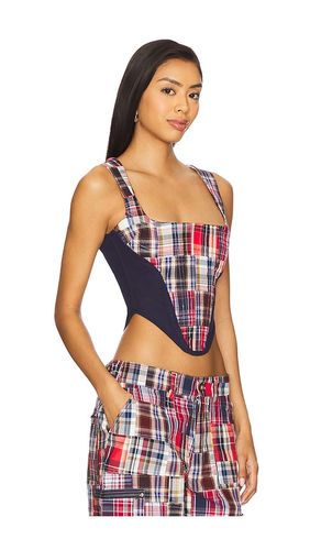 Mina Patchwork Corset en . Taille S. Also en M, L - GUIZIO - Modalova