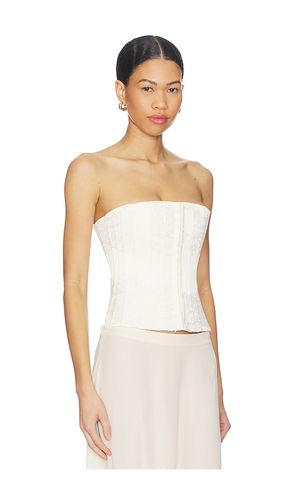 Lace Embellished Satin Corset en . Taille S. Also en - GUIZIO - Modalova