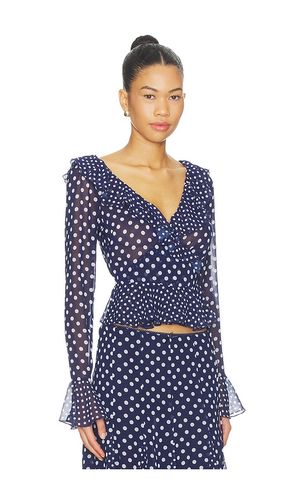 Mallorca Ruffle Wrap Top en . Taille L. Also en M, S, XS, XXS - GUIZIO - Modalova