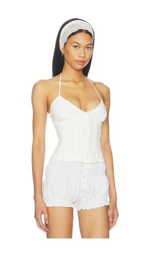 Marini Eyelet Corset Top en . Taille M. Also en S, XS - GUIZIO - Modalova