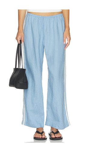 PANTALON CROPPED RAYÉ EN LIN en . Taille S. Also en - DONNI. - Modalova
