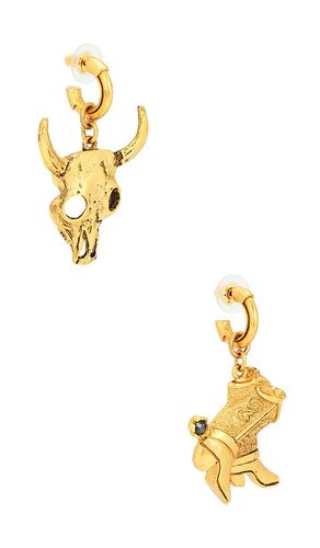 BOUCLES D'OREILLES CLOUS ORIGINAUX ROWDY en - Elizabeth Cole - Modalova