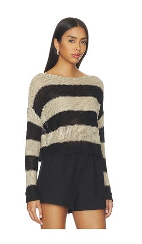 PULL BATEAU STRIPE LINEN BATEAU SWEATER en ,. Taille L. Also en S, XL, XS - Enza Costa - Modalova