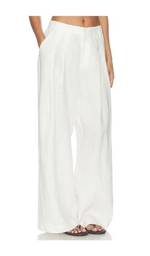 PANTALON CONFORTABLE LINEN EASY TROUSER en . Taille 0. Also en 1, 2, 3 - Enza Costa - Modalova