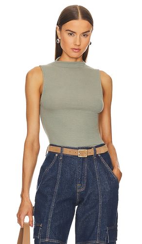 Silk Knit Rib Sleeveless Mockneck en . Taille L. Also en - Enza Costa - Modalova