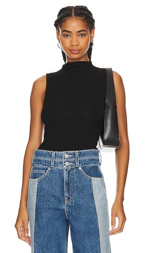 Silk Knit Rib Sleeveless Mockneck in . Size L, S, XS - Enza Costa - Modalova