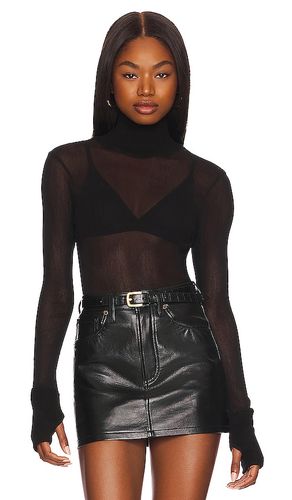 Mesh Cuffed Turtleneck en . Taille L. Also en S, XL, XS - Enza Costa - Modalova