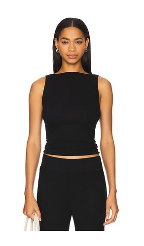 Silk Knit Sleeveless Boatneck Top en . Taille S. Also en L - Enza Costa - Modalova