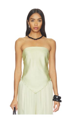 TOP EN TWILL FLUIDE AVEC ÉCHARPE en - Enza Costa - Modalova