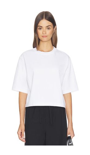 T-SHIRT STRUCTURÉ À MANCHES COURTES EN COTON SUPIMA en . Taille L. Also en M, S, XS - Enza Costa - Modalova