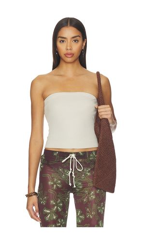 TOP BANDEAU EN COTON CÔTELÉ en . Taille XS. Also en - Enza Costa - Modalova