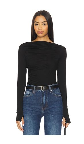 HAUT DRAPÉ À COL BATEAU en . Taille S. Also en XS - Enza Costa - Modalova