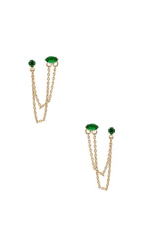 Ettika BOUCLES D'OREILLES en Green - Ettika - Modalova