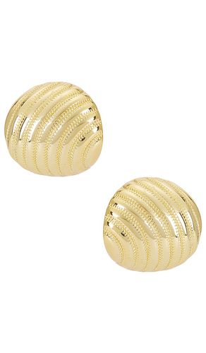 BOUCLES D'OREILLES TEXTURED LINES DOME in - Ettika - Modalova