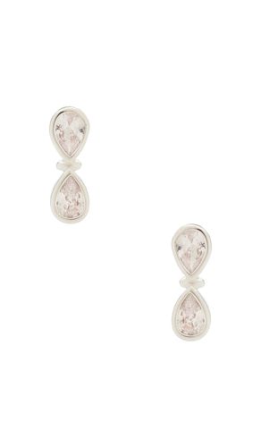 BOUCLES D'OREILLES PENDANTES INFINITY CRYSTAL STUDS en - Ettika - Modalova