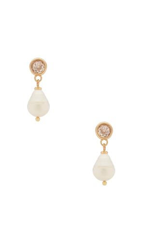 BOUCLES D'OREILLES PENDANTES SIMPLE PEARL DROP STUDS en - Ettika - Modalova