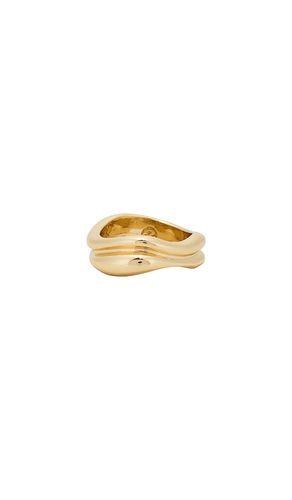 BAGUE MELTED WAVE en . Taille 5. Also en 6, 7, 8 - Ettika - Modalova