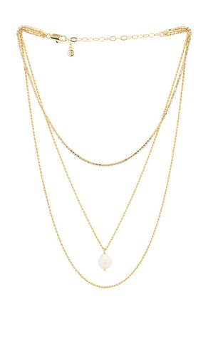 COLLIER MULTI-RANGS LAYERED PEARL PENDANT en - Ettika - Modalova